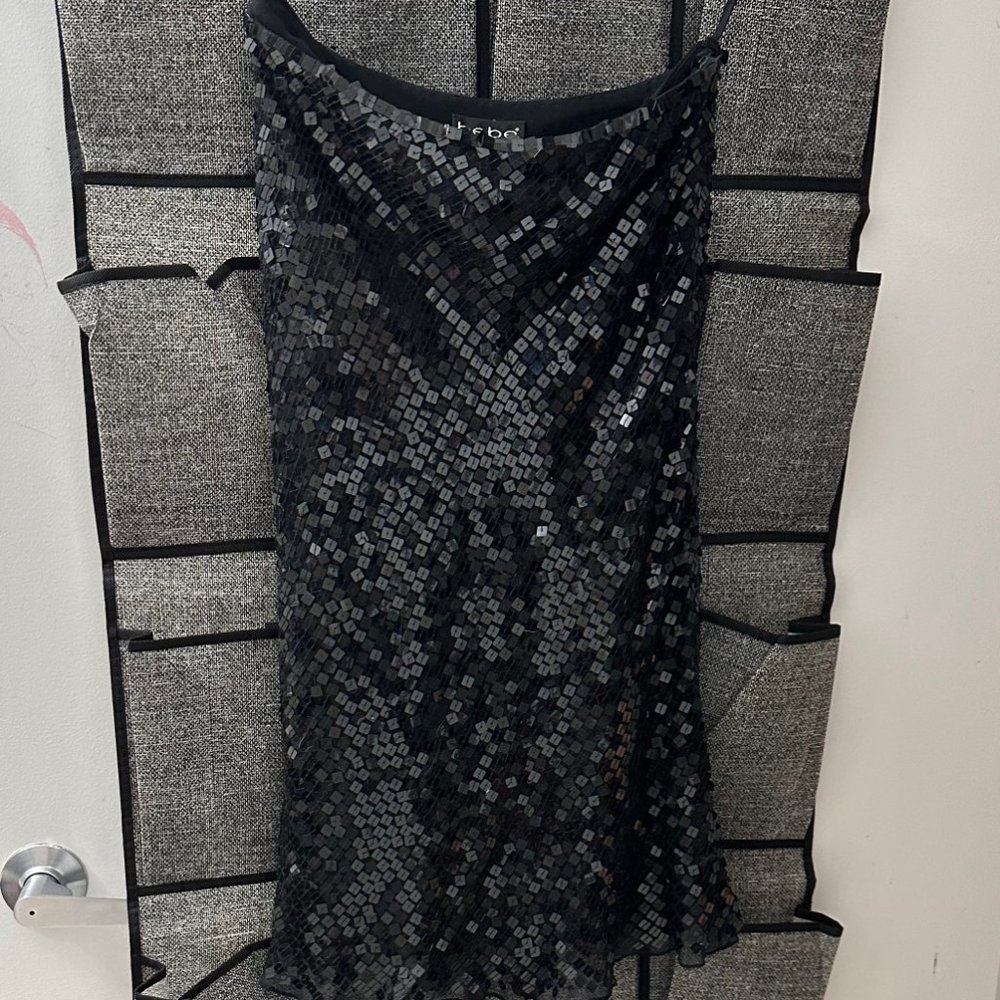 Bebe Sequin Formal Skirt